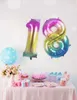 Folienballon 4 rainbow 86 cm Produktbild-Vorschau 6
