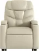 vidaXL Fauteuil relax avec releveur Crème Similicuir Voir les images du produit 10