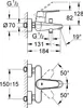 GROHE Eurodisc, Badewanne & Dusche, Hebelgriffe, Metall, Produktbild-Vorschau 3