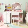 GOPLUS 2 in 1 Schminktisch für Kinder, Schminktisch- & Produktbild-Vorschau 8
