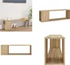 vidaXL TV Schrank Sonoma Eiche 100x24x32 cm Holzwerkstoff - Produktbild-Vorschau 1
