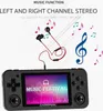 A portable gaming console with headphones and musical notes, suggesting a music function. Produktbild-Vorschau