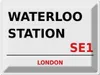 vianmo Blechschild 30x40 cm London Waterloo Station SE1 Produktbild-Vorschau 1