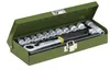 1/4" Steckschlüsselsatz mit Durchsteckratsche, 13-teilig - Produktbild-Vorschau 2