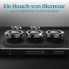 Kamera Linsenschutz Glas Set mit Schmucksteinen für Samsung Produktbild-Vorschau 8