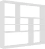A white modular shelving unit against a white background. Anteprima dell’immagine prodotto