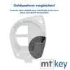 Autoschlüssel Funk Fernbedienung Austausch Gehäuse mit 2 Produktbild-Vorschau 4