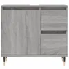 vidaXL Badschrank Grau Sonoma 65x33x60 cm Holzwerkstoff - Produktbild-Vorschau 5