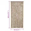 Möbel Fliegenvorhang Dunkelbraun und Beige 56x200 cm Produktbild-Vorschau 3