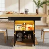 Jídelní stůl MODFU s výsuvnou deskou, 110-140 cm, kuchyňský Náhled obrázku produktu 2