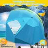 Faziango Strandschirm 210 cm Sonnenschirm mit UV Schutz Produktbild-Vorschau 5