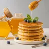 Sklenice na Med 100 ml s Bambusovým Víčkem a Tyčinkou – Náhled obrázku produktu 3