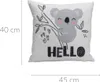 Dětský povlak na polštář HELLO, 45 x 40 cm Náhled obrázku produktu 2
