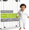 BOMI® Extrahoch Treppenschutzgitter 73-161 cm | Zum Klemmen Produktbild-Vorschau 1