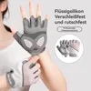 Atmungsaktive Eisseide-Fitnesshandschuhe, Flüssigsilikon Produktbild-Vorschau 6