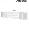 AREBOS Infrarot Heizstrahler 2000W Schwarz mit Produktbild-Vorschau 7