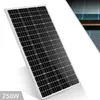 250W Wohnmobil Set Solarpanel Solarmodul w/ Montage PV Produktbild-Vorschau 2