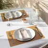 4er Set Platzsets - Abwaschbar - Lederlook - Kunstleder - Produktbild-Vorschau 3