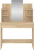 vidaXL Toaletka z lustrem dąb sonoma 96x39x142 cm Podgląd zdjęcia produktu 3
