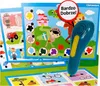 A children's educational game with a talking pen and colorful game cards featuring cartoon characters and objects. Náhled obrázku produktu