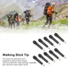 10er-Set Wanderstock-Spitzen aus Wolframstahl – rutschfest, Produktbild-Vorschau 6