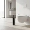 ADGO, brosse de toilettes noire, brosse de toilettes sans Voir les images du produit 2