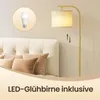 VASAGLE Stehlampe modern mit höhenverstellbarem Bogen, Produktbild-Vorschau 5