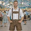 Pantaloni corti in pelle tradizionale da uomo PAULGOS - HK5 Anteprima dell’immagine prodotto 6