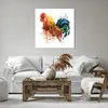 Bild auf Leinwand - Leinwandbild - Hahn Ilustration Tier Produktbild-Vorschau 6