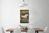 MuchoWow® Poster Pferd - Gras - Weiß 60x90 cm - Produktbild-Vorschau 2