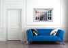 Wallario Premium Glasbild mit Fensterrahmen, freischwebende Produktbild-Vorschau 2