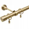 240 cm Gardinenstange Metall 1-läufig 25 mm Antikgold Produktbild-Vorschau 5