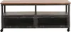 Lowboard HWC-N28, regał TV, kółka 2 przegrody, struktura 3D Podgląd zdjęcia produktu 6
