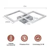 ZMH Deckenlampe LED Deckenleuchte Wohnzimmer Modern Design Produktbild-Vorschau 2