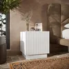Cama LIVERTI 5903815010576, Nočný stolík, Biela, MDF, Náhľad obrázku produktu 3