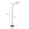 Mexlite - lampa stojaca - Biron - bronz - sklo kov - Náhľad obrázku produktu 8