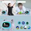 Budík, noční lampička, barevná LED lampa pro děti, kočka, Náhled obrázku produktu 5