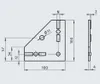 Kontenblech Verbinderplatte Metall für 40er Nut 8 Profile- Produktbild-Vorschau 3