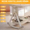 OYAJIA Beistellbett 3 in 1 Beistellbett Stubenwagen Produktbild-Vorschau 13