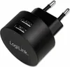 Logilink USB Steckdosenadapter 2port,10.5W,Fast Anteprima dell’immagine prodotto 3