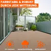 Rasenteppich 133 x 600 cm Beige mit Noppen Kunstrasen Produktbild-Vorschau 4