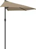 vidaXL Ombrellone da balcone con palo in alluminio Taupe Anteprima dell’immagine prodotto 4