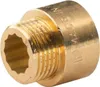 Messing Gewinde-Fitting Hahnverlängerung IG/AG 1/2' (DN 15) Produktbild-Vorschau 1