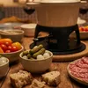 osoltus Fondue Käsefondue Gusseisen 16cm Creme Emaille Produktbild-Vorschau 7