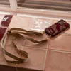 Glossy Wavy Cord Hülle Burgundy - Lanyard Strap (Beige)  - Produktbild-Vorschau 4