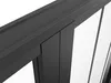 Komplette 2-flügelige Doppeltür aus Aluminium und Produktbild-Vorschau 5
