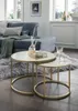 Concept Santos Couchtisch 2er-Set Glas - Metallgestell Produktbild-Vorschau 2