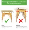 Habys Sofia Massageliege Mobile Massagetisch Kosmetikliege Produktbild-Vorschau 6