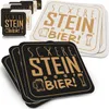 50 Bierdeckel lustig, Schere Stein Paar Bier Spruch, Party Produktbild-Vorschau 1