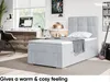 MEBLINI Boxspringbett mit Bettkasten - Gepolstert Produktbild-Vorschau 4